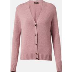 XXXS Koftor Loro Piana Parksville Baby Cashmere V-Neck Cardigan - Pink