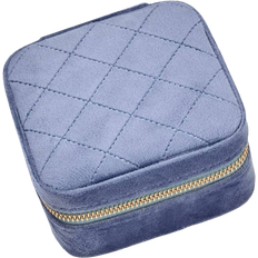 Gillian Jones Jewelry Box - Blue Velour