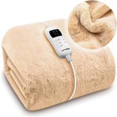 Dreamcatcher Faux Fur Heated Throw Electric Blanket 160 x 130 cm Blankets (160x)