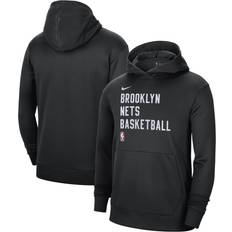 Nike Unisex Jackets & Sweaters Nike Unisex Black Brooklyn Nets 2023/24 Performance Spotlight On-Court Practice Pullover Hoodie