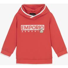 Emporio Armani Embroidered Snake Hoodie - Red