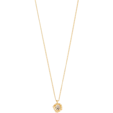 Pilgrim Callum Necklace Goldplated Dam - Guld