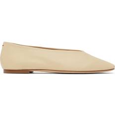 Beige - Leather Ballerinas Aeyde Kirsten Leather Ballerina Flats - Latte