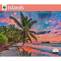 Turquoise Calendars Carousel Calendars Islands WWF 2026 Wall Calendar