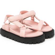 Touch-Strap Fastening Sandals - Pink