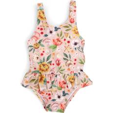 92/98 Badedragter Børnetøj Filibabba Eva Badedragt 3-4 År - Ocean Blossom