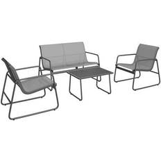 Ambia 1713008501 Lounge-Set, 1 Tisch einschl. 2 Stühle & 1 Sofas
