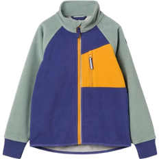 Polarn O. Pyret Kid's Waterproof Fleece Jacket - Yellow