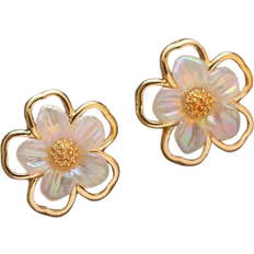 Shein Flower Design Stud Earrings