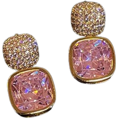 Shein Rhinestone Decor Earrings
