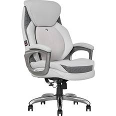 Furniture Sharper Image S-600 Ergonomic Bonded Leather Massage Office Chair 48.2"