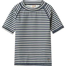 Recycled Materials UV Shirts Children's Clothing Wheat Kid's Swim T-Shirt S/S Jackie - Grey