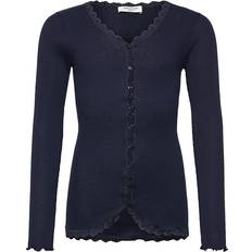 S Koftor Barnkläder Rosemunde Cardigan - Rib - Vit