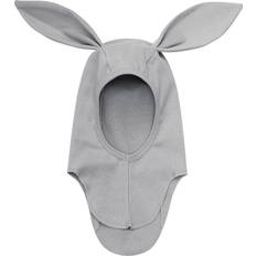Balaklavor Huttelihut Ljus Grey Melange Elefanthatt Ears Bomull Rib - Str. 50-56