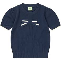 FUB Børnetøj FUB Bow Tee - Dark Navy