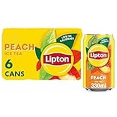 Lipton Tea Lipton Peach Ice Tea Can 330 ml Pack of 6