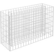 Orti Rialzati Fioriera Rialzata Piante Acciaio Zincato 90 x 30 x 60 cm