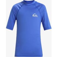 UV-trøjer Børnetøj på tilbud Quiksilver Junior Everyday Kortærmet Lycravest - Nebulas Blue