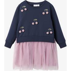 Kjoler Name It Elderberry Bjanca Sweat Dress - Rosa