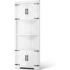 VEVOR 68 Inch Corner with 4 Wooden Doors Storage Cabinet 68.6x170.9cm