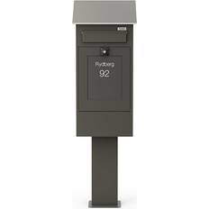 Postlåda Gustaf Grafit NCS S 8000-N