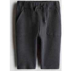 H&M Baby Waffled Cotton Joggers - Grey