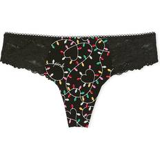 PINK Women's No-Show Thong Panty -