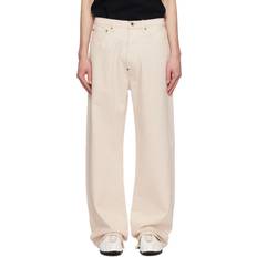 Beige - Men Jeans Maison Margiela Buckle Jeans - Beige