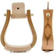 Étriers Triers Western En Bois Pool's Design - Beige