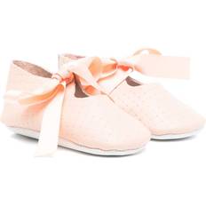 Fabric Ballerinas Children's Shoes Tartine et Chocolat Bow Ballerinas - Kids - Pink