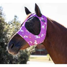 Barelle e Accessori Pro-Tech Berretto Anti-Insetti Cavallo In Lycra Con Rete Per Orecchie - Violet
