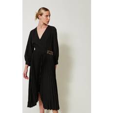 Wool Dresses Twinset Dress Woman - Black