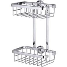 TESA Rinconera Doble Inox Aluxx 18 x 10.7 x 26 cm