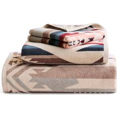Pendleton White Sands Tan Towel Set 3 Piece Handduk