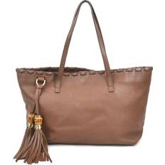 Gucci Vintage Bamboo Axelremsväskor Från Magasin - Brown