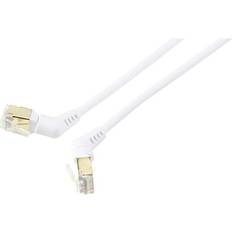 Kablar Renkforce RF-6071572 RJ45 Netzwerkkabel Patchkabel Cat 8.2 S/FTP 1.00 m Weiß
