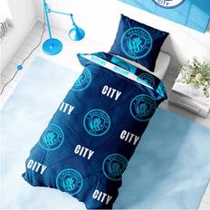 Character World Manchester City Single Set Duvet Cover Blue
