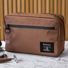 Barbour Toiletry Bags & Cosmetic Bags Barbour Canvas Washbag - Tan/Black