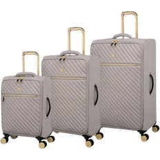IT Luggage Suitcase Sets IT Luggage Desirable Soft Suitcase set of 3 - Sand