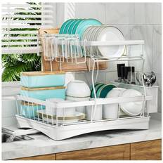 Dish Drainers on sale 7 code Large Drying Rack White Dish Drainer