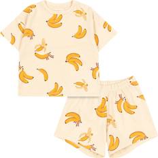 Øvrige sæt Børnetøj Konges Sløjd GOTS Lin Sæt Go Bananas - 7-8 År