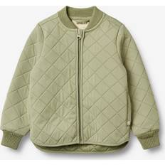 Wheat Unisex Kids Quilted Jacket - Pink/Pink