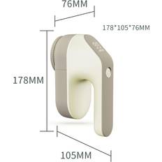 Tomtop Jms Electric Lint Remover Rechargeable Fabric Shaver - Yellow
