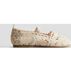 Ballerinas H&M Ballerinas Im Häkellook - Beige