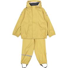 Boys - Yellow Rain Sets Mikk-Line Regenkleidung - PU - Recycelt - Rattan