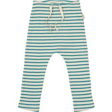 Byxor Rib - Modal - Turkos/Dark Off White