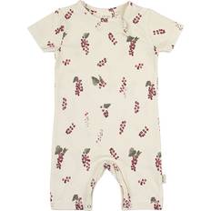 Bomuld Jumpsuits Petit Piao Sommerdragt - Berry