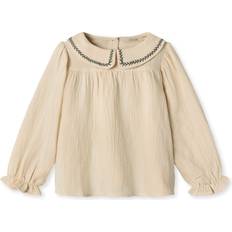 18-24M Blusar & Tunikor Barnkläder Fliink Amour Långärmad Blus Sandshell - 4 Years