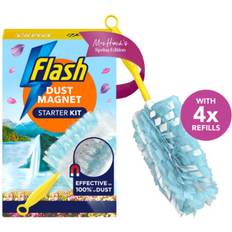 Flash Dusters Flash Dust Magnet Enchanted Wildflowers Duster Kit 1 Handle + 4 Refills
