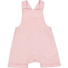 24-36M Jumpsuits Müsli Smøkbukser Stripe Overalls - Balsam Cream/Bubblegum